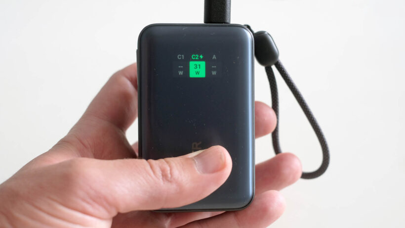 Anker Nano Power Bank 10K 45W οθόνη