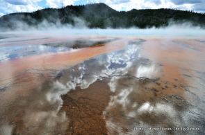 Grand Prismatic Spring στο Midway Geyser Basin, Εθνικό Πάρκο Yellowstone.